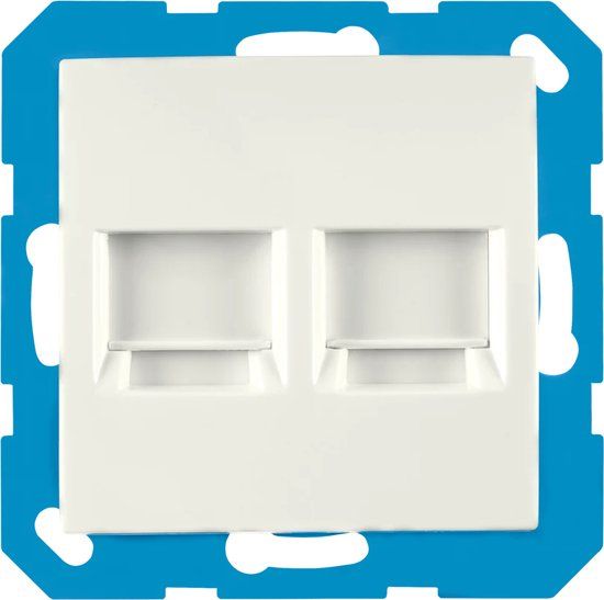ION Industries E1 Centraalplaat - Wit - 2-voudig - Glanzend