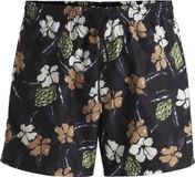 BOSS Zwembroek Flower - Zwart - Heren - Maat L
