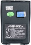 Dynascan R-58 Lithiumbatterij 1600mah Zwart
