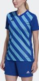 adidas Performance Entrada 22 Graphic Voetbalshirt - Dames - Blauw - XS
