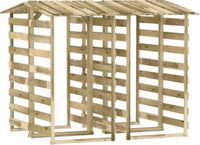 vidaXL Pergola's met dak 4 st 100x90x200 cm geïmpregneerd grenenhout