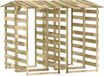 vidaXL Pergola's met dak 4 st 100x90x200 cm geïmpregneerd grenenhout