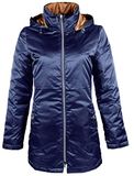 HKM Moena lange jas volwassenen omkeerbaar 6945 broek, donkerblauw/karamel, S
