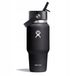Hydro Flask Thermosfles met Riet, 710 ml, RVS, Zwart
