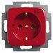 Busch-Jaeger prise SCHUKO® avec impression EDV rouge - Reflex SI (20 EUC/DV-217-101)