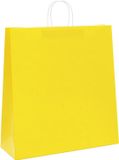 vidaXL Papieren zakken 250 st met hengsels 45x17x48 cm geel