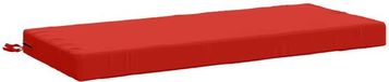 vidaXL - Bankkussen - SOEST - 100% Polyester - Rood - 110 x 50 x 8 cm