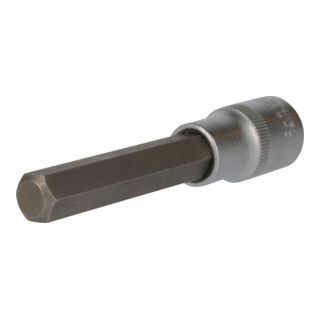 Brilliant Tools 1/2" Hex Bit Socket, 100mm Long, 12mm - 1 Piece