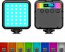 PULUZ Lampe LED RVB pour appareil photo pour le tournage et le streaming couleurs variables