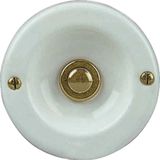Grothe KS 2070 MS-GL Contactdoos, messing, inbouw, 64131