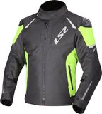 LS2 Zoom waterdichte motorfiets textieljas Zwart/Geel XL