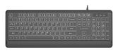 Gembird KB-UML-04 Clavier Universel USB QWERTY (États-Unis) Noir