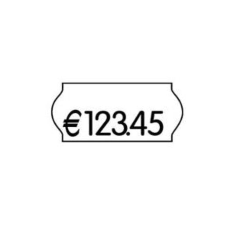 Sato Etiketten Wit 2,6 x 1,2 cm 1500 Stuks