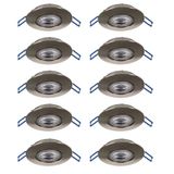 EGLO 10-delige set LED inbouwspots Cedrez, Ø 9 cm