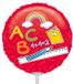 Amscan Riethmüller Europe GmbH Mini folieballon voor de start van het schooljaar, 23 cm