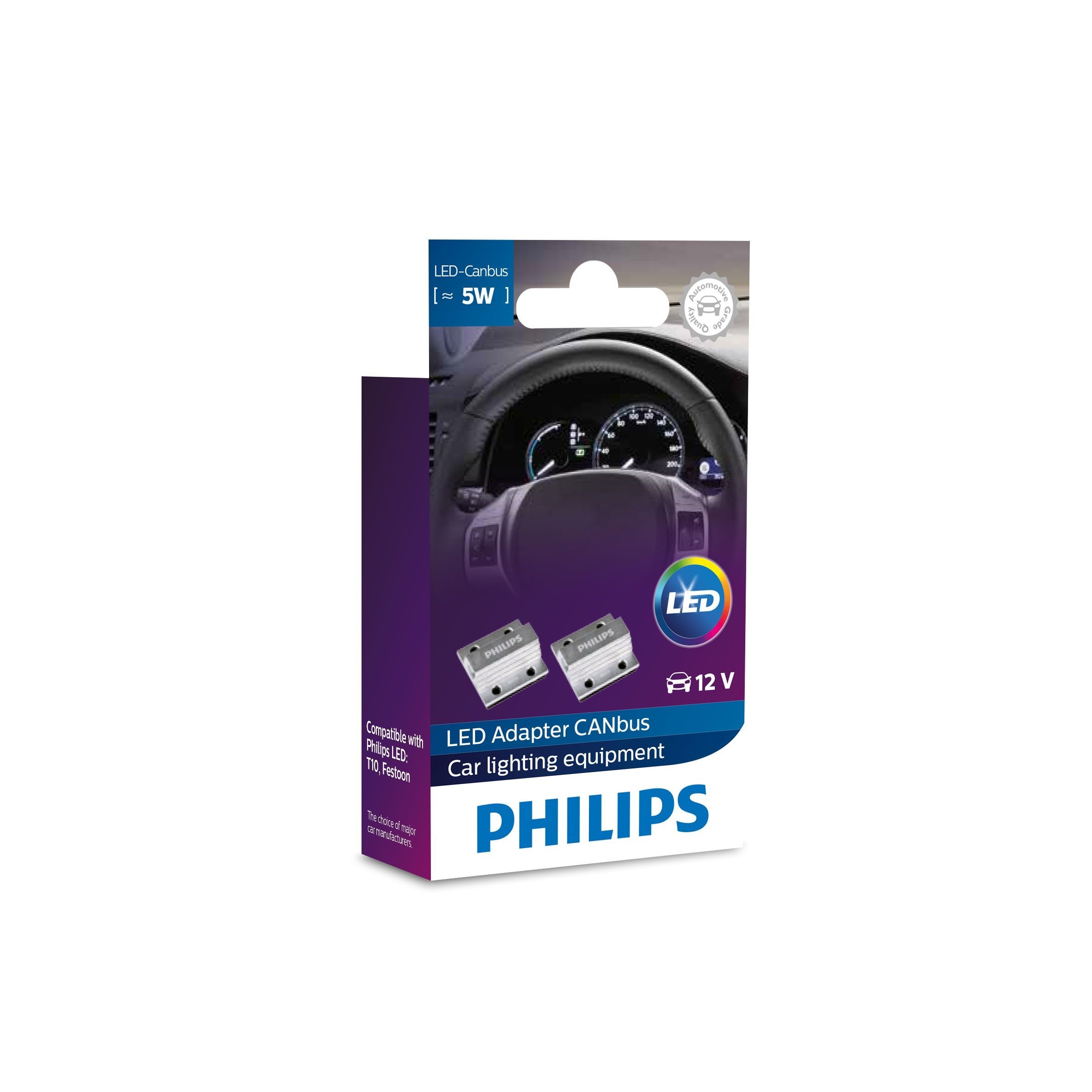 Philips 12956X2 LED Warning Canceller for Turn Signals and Interior Lighting