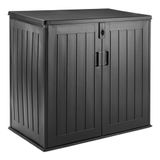 Amazon Basics Opbergschuur, Zwart, 116cm x 70,5cm x 112,8cm