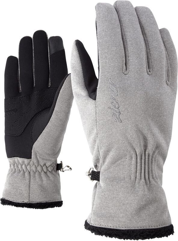 Ziener Ibrana Touch Multisporthandschoenen Dames - Grijs - Maat 7,5 - Winter 2022