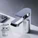 AM.PM Flash - Robinet de lavabo avec set de vidage push-open - Économie d'eau - Laiton - Chrome