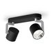 Philips Hue Philips LED SceneSwitch Byrl Railspot Zwart 2-lichts