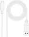 Nanocable 10.01.2102-W USB-kabel USB 2.0 2 m USB C USB A Wit