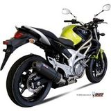 Mivv échappement moto Oval Carbon Cap carbone Suzuki Gladius SFV 650