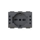 4Box - Inbouwcontactdoos P503 compatibel met Bticino® LivingLight™ antraciet