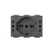 4Box - Inbouwcontactdoos P503 compatibel met Bticino® LivingLight™ antraciet