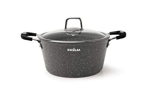 Excelsa Forn-Ok Koekenpan - 2 Handgrepen - Anti-aanbaklaag - Aluminium - Grijs