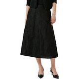 s.Oliver - Jupe jacquard avec ceinture taille haute et fermeture éclair dissimulée