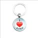 MC Living KadoExpress Sleutelhanger Glas - I Love Korfbal
