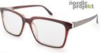 Nordic Project NPBC Borgholm Lunettes de lecture +3.00 Brun transparent
