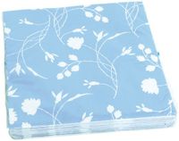 Amscan Internationale Luncheon Servetten, Pack van 20, Blauw