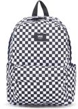 Vans Old Skool Grom Check Backpack Kinder Rugzak zwart