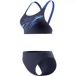 Speedo Dames Bikini Medley Logo V-Back Marine/Blauw