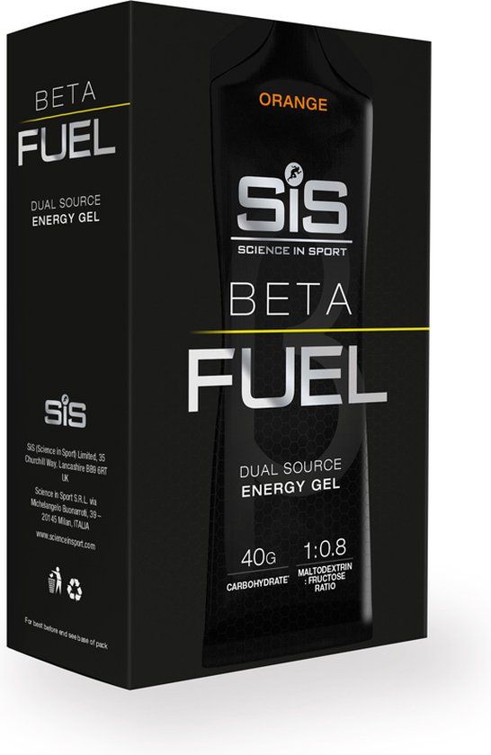Science in Sport Beta Fuel Energy Gel - Orange - 6 x 60ml