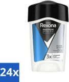 Rexona Men 24 x Stick Déodorant Maximum Protection Clean Scent Antitranspirant 45 ml