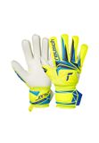 Reusch Attrakt Advance Keepershandschoenen Junior Geel/Blauw/Zwart/Wit Maat 4