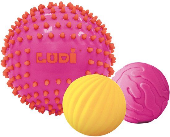 Ludi 3 Sensorische Ballen Roze