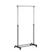 De Honey Can Do GAR-01122 Kledingrek met verstelbare hoogte, roestvrij staal, chroom, 5,71 x 15,24 x 86,36 cm