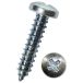 Dresselhaus WGR 6040 Vis Plaqué Acier Plat Zinc Filetage Complet Tête Plate PH 3.5 x 19 mm 100 Pièces