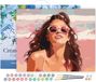 Figured'Art Schilderen op Nummer Volwassenen met lijst Vreugde aan het strand- Handwerk acrylverf Kit DIY Compleet - 40x50cm Canvas al ingelijst