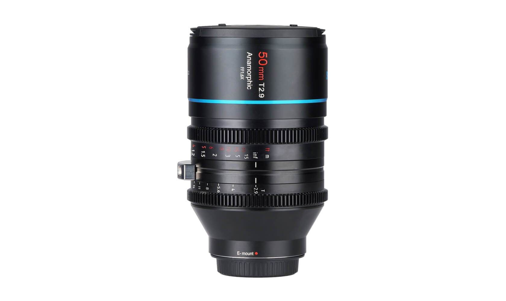 Sirui 50mm T2.9 MILC Groothoeklens Zwart