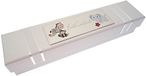 Witte White Cotton Cards Witte Katoenen Kaarten Handgemaakte Geboorteakte Houder (Safari Dieren)