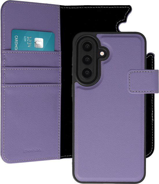 imoshion Hoesje - Geschikt voor Samsung Galaxy A57 (5G) - Uitneembare 2-in-1 Luxe Bookcase - Paars