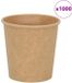 vidaXL Papieren koffiekopjes 1000 stuks 100 ml bruin
