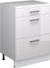 Vicco Commode Rion, Wit Hoogglans/Wit, 60 x 46 cm