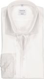 Seidensticker shaped fit overhemd - twill - wit - Strijkvrij - Boordmaat: 39 (EU maat: M)