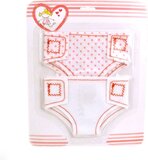 Poppenluiers Stof Op Kaart 2 Stuks - Blauw