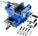 VEVOR Machinebankschroef, Bekbreedte 15,24CM, 2-Weg Xy-As Kruisbankschroef, Bekopening 14,478CM, Werkbankklem, voor Houtbewerking, Boor- en Freesmachine